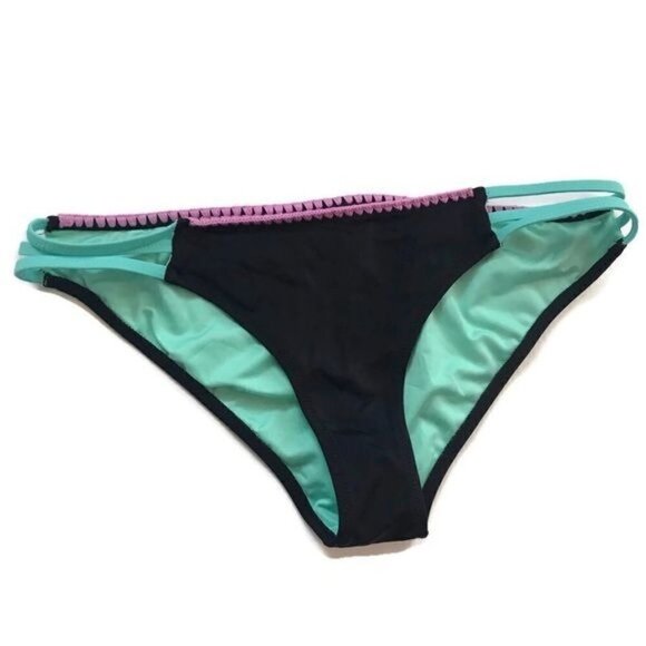 Shade and Shore Strappy Cheeky Bikini Bottoms S - Picture 1 of 4